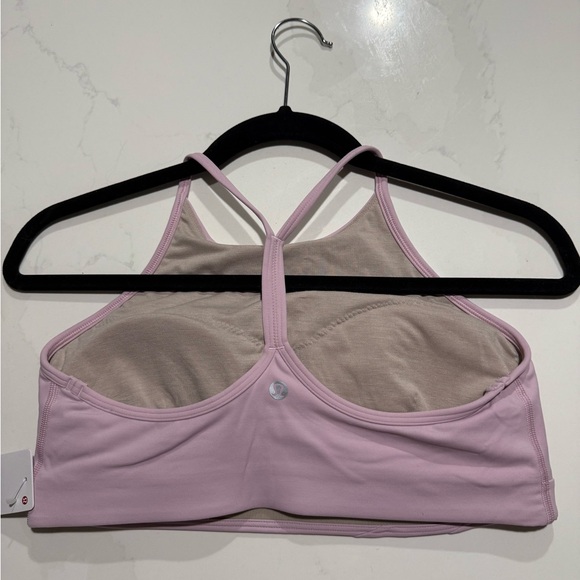 Lululemon Flow Y Wrap Front High Neck Bra Size 10 - PKPI - Picture 2 of 4